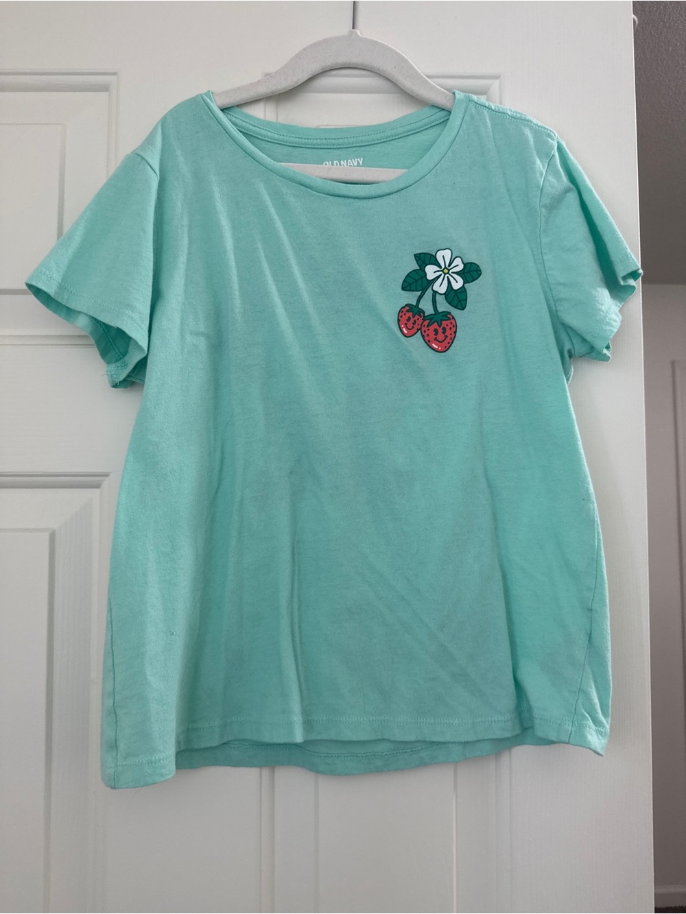 Old Navy Girls' Mint Green Strawberry “You’re My Jam” Graphic Tee